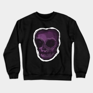 Purple Skull Crewneck Sweatshirt